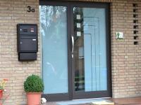Haustür in anthrazit mit Glasfüllung 